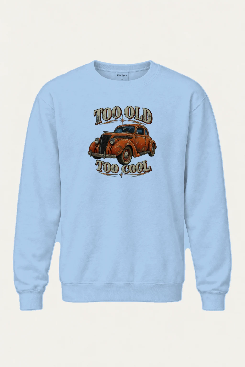"Too Old Too Cool" Heavy Blend Unisex Crewneck Sweatshirt | Gildan 18000