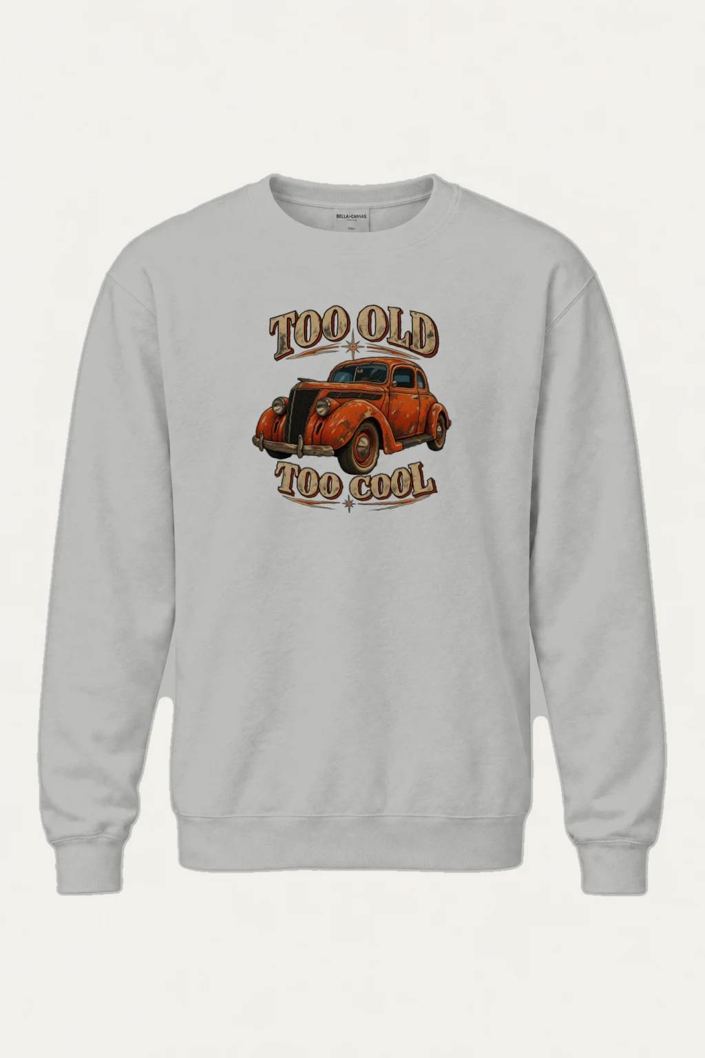 "Too Old Too Cool" Heavy Blend Unisex Crewneck Sweatshirt | Gildan 18000