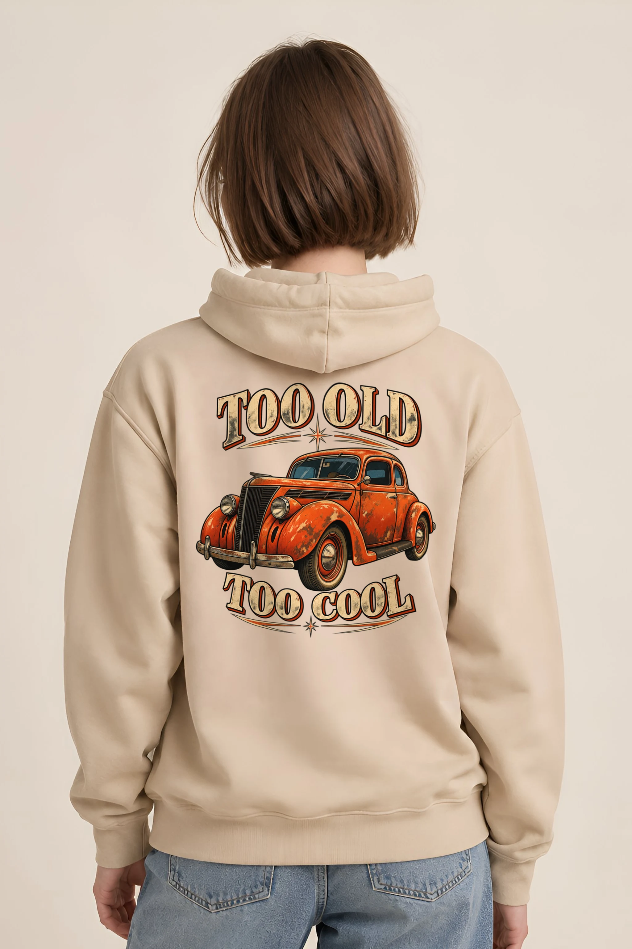 "Too Old Too Cool" Heavy Blend Unisex Pullover Hoodie