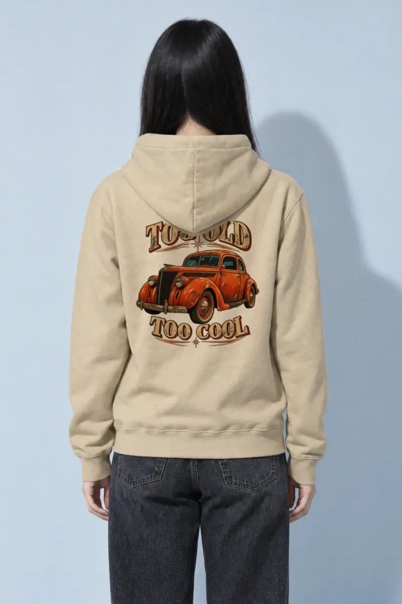 "Too Old Too Cool" Heavy Blend Unisex Pullover Hoodie