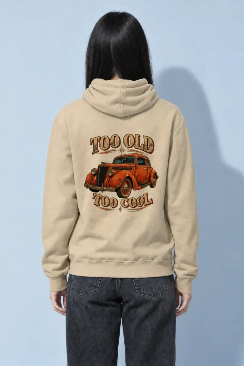 "Too Old Too Cool" Heavy Blend Unisex Pullover Hoodie