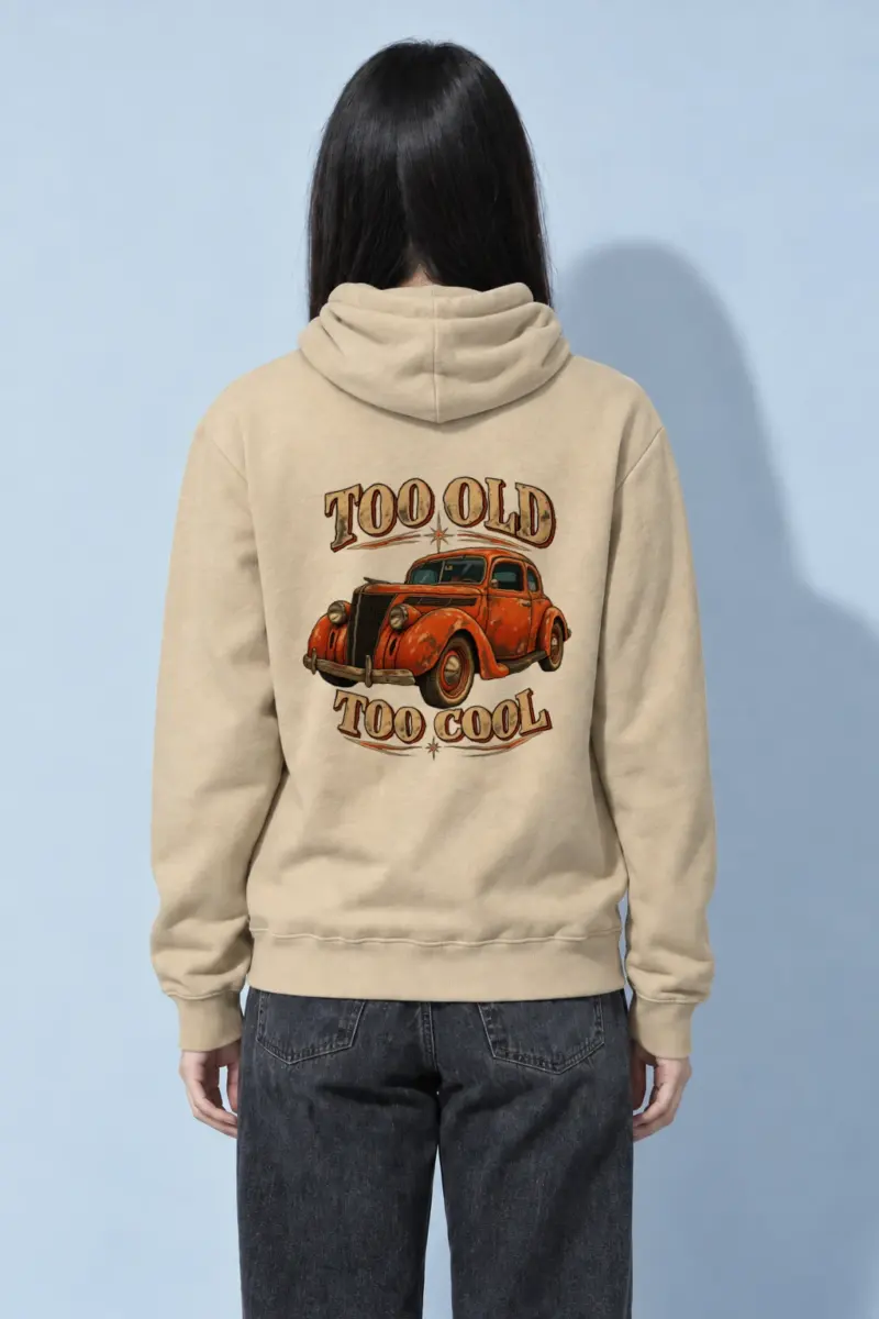 "Too Old Too Cool" Heavy Blend Unisex Pullover Hoodie