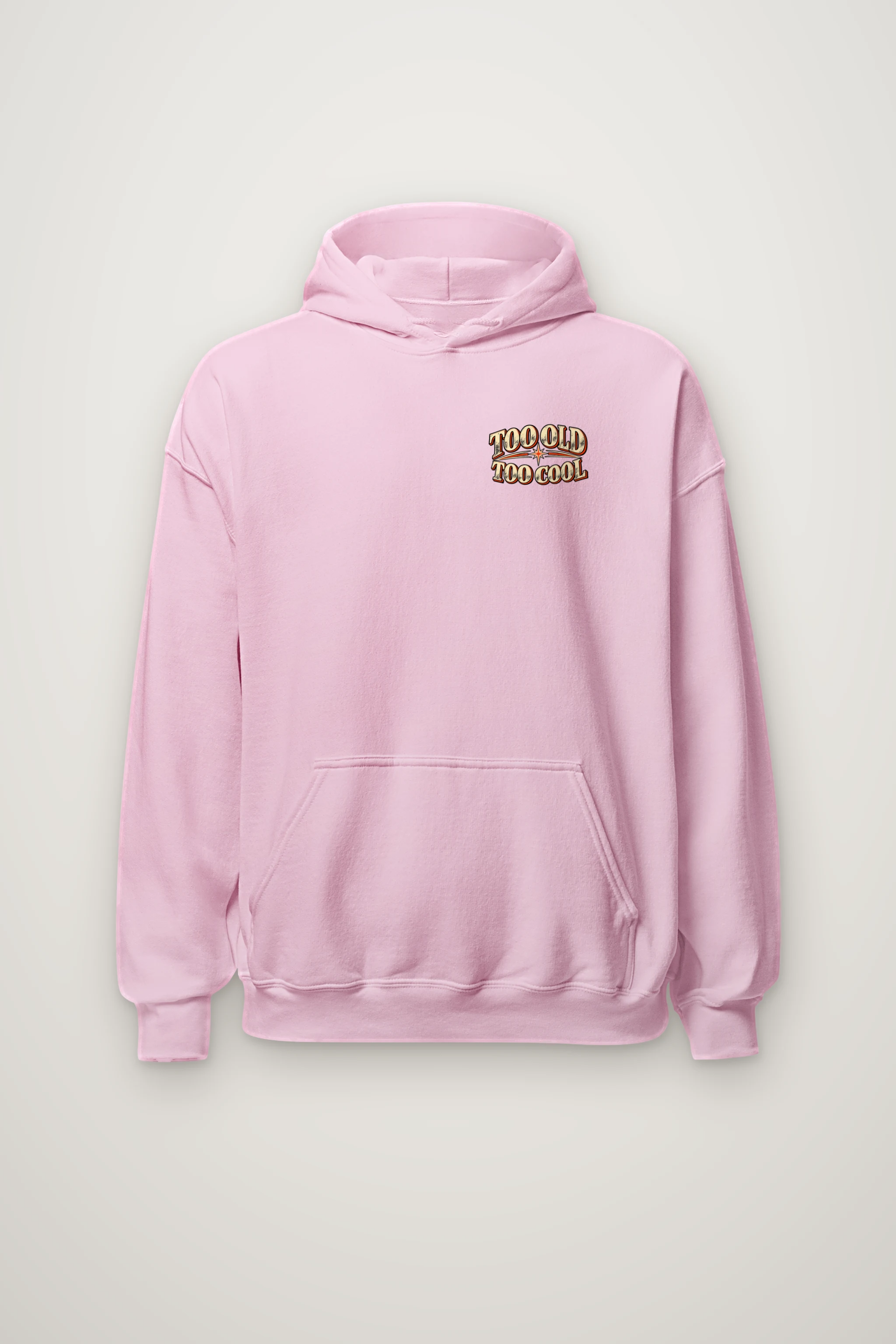 "Too Old Too Cool" Heavy Blend Unisex Pullover Hoodie