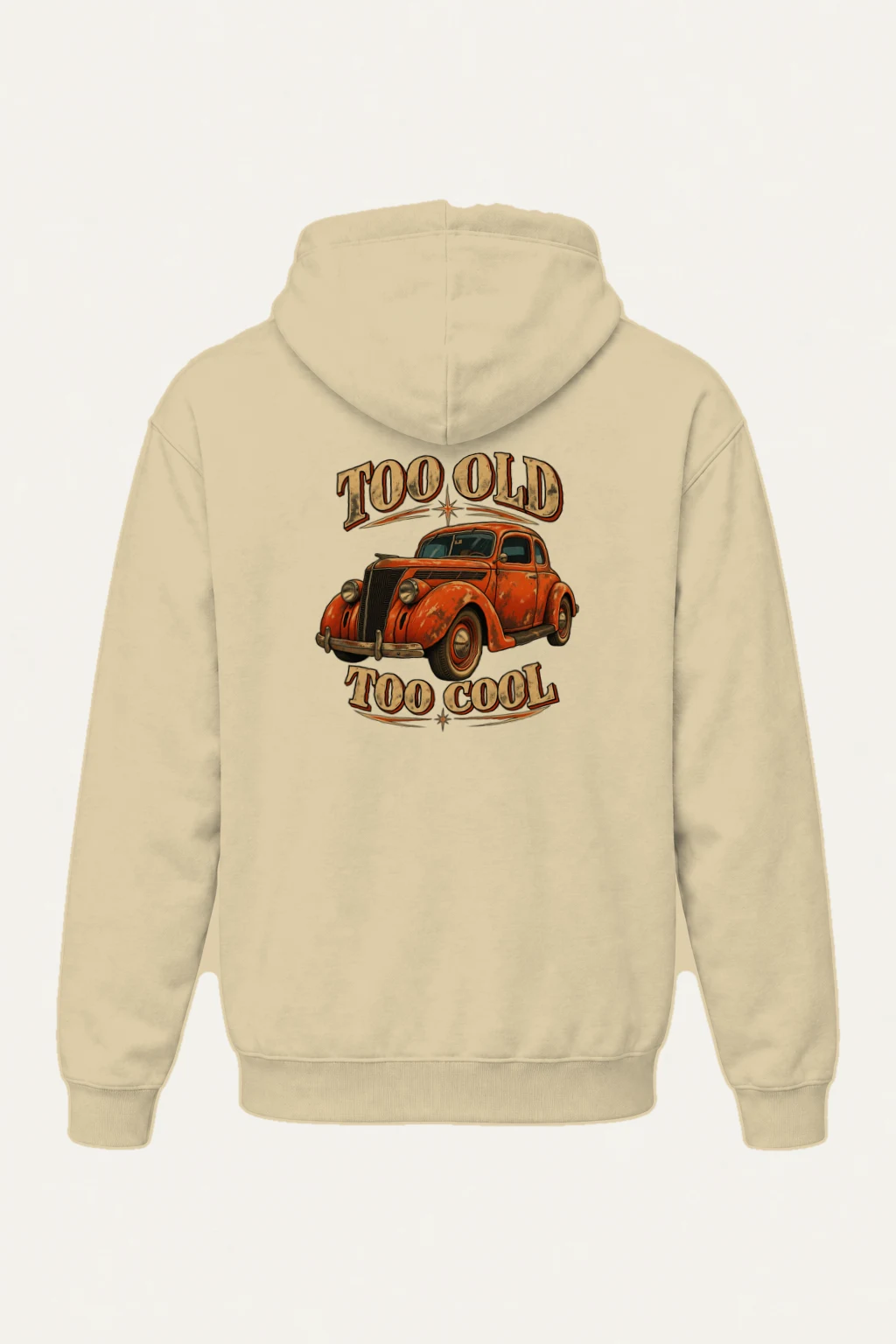 "Too Old Too Cool" Heavy Blend Unisex Pullover Hoodie | Gildan 18500