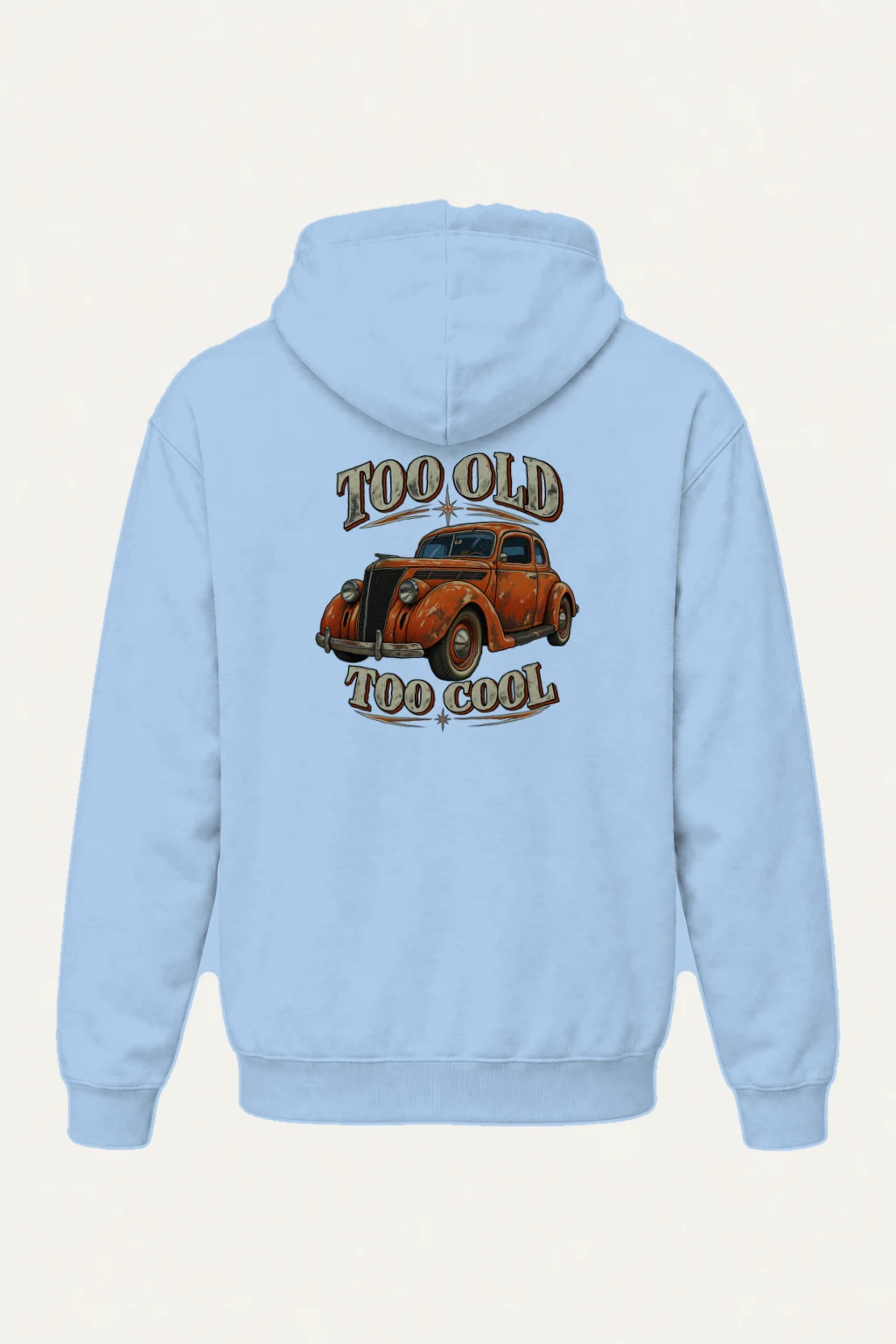 "Too Old Too Cool" Heavy Blend Unisex Pullover Hoodie | Gildan 18500
