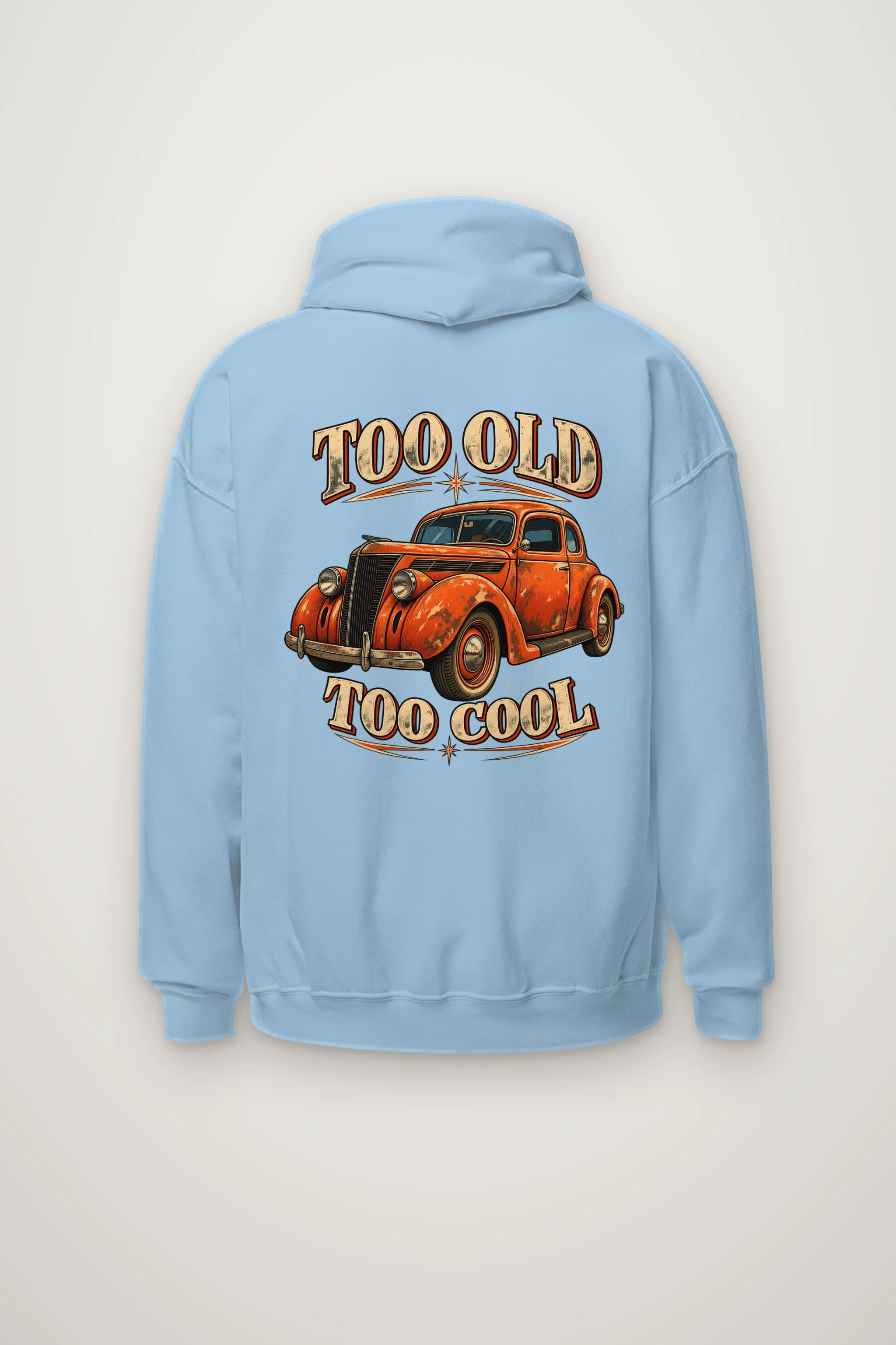 "Too Old Too Cool" Heavy Blend Unisex Pullover Hoodie