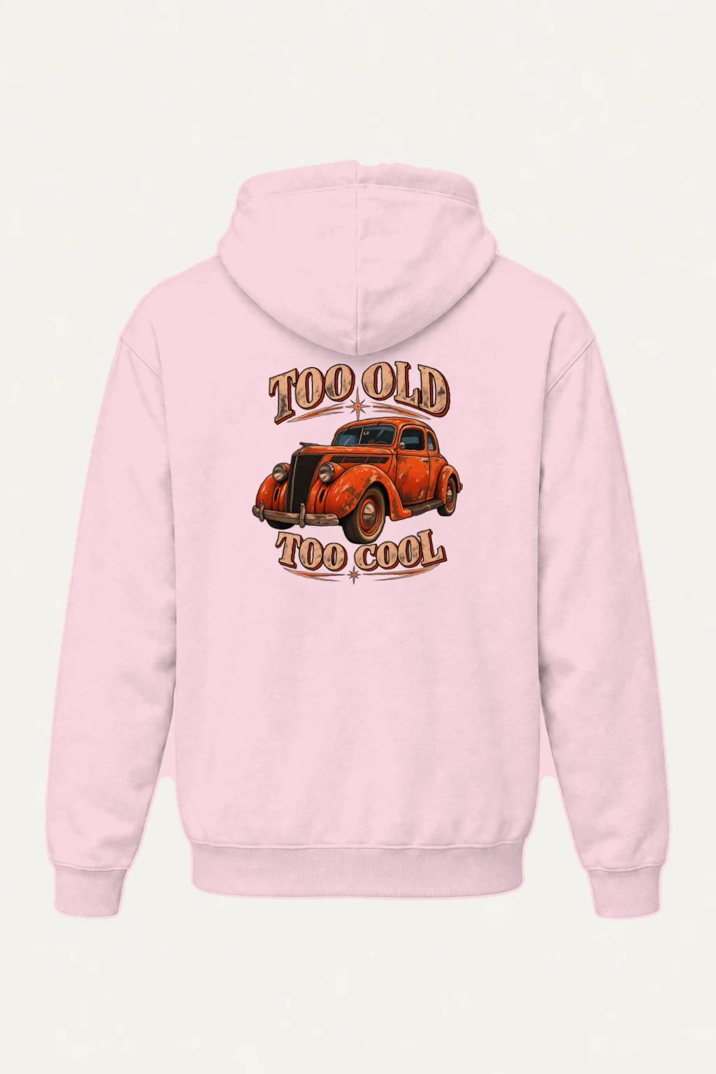 "Too Old Too Cool" Heavy Blend Unisex Pullover Hoodie | Gildan 18500