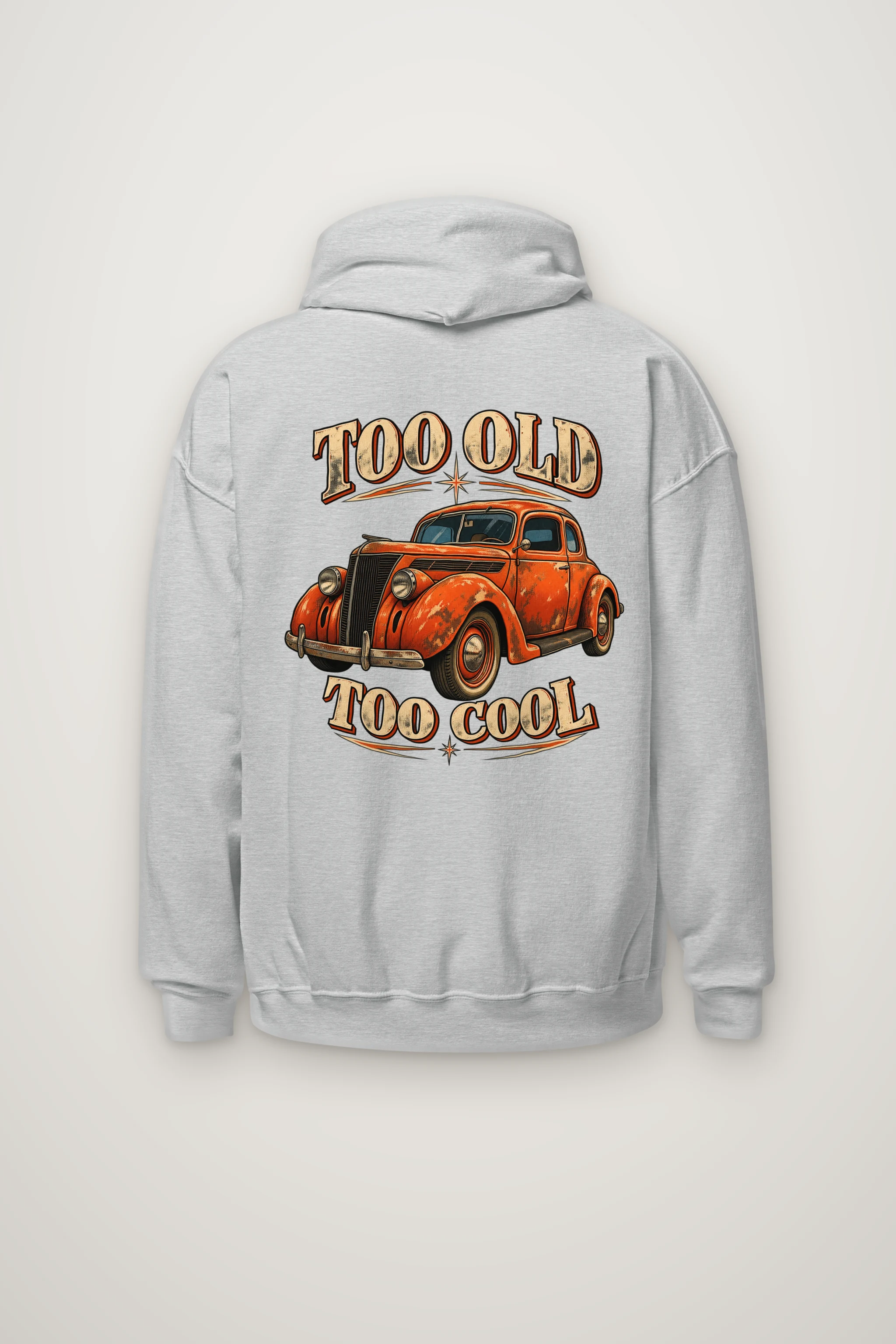 "Too Old Too Cool" Heavy Blend Unisex Pullover Hoodie