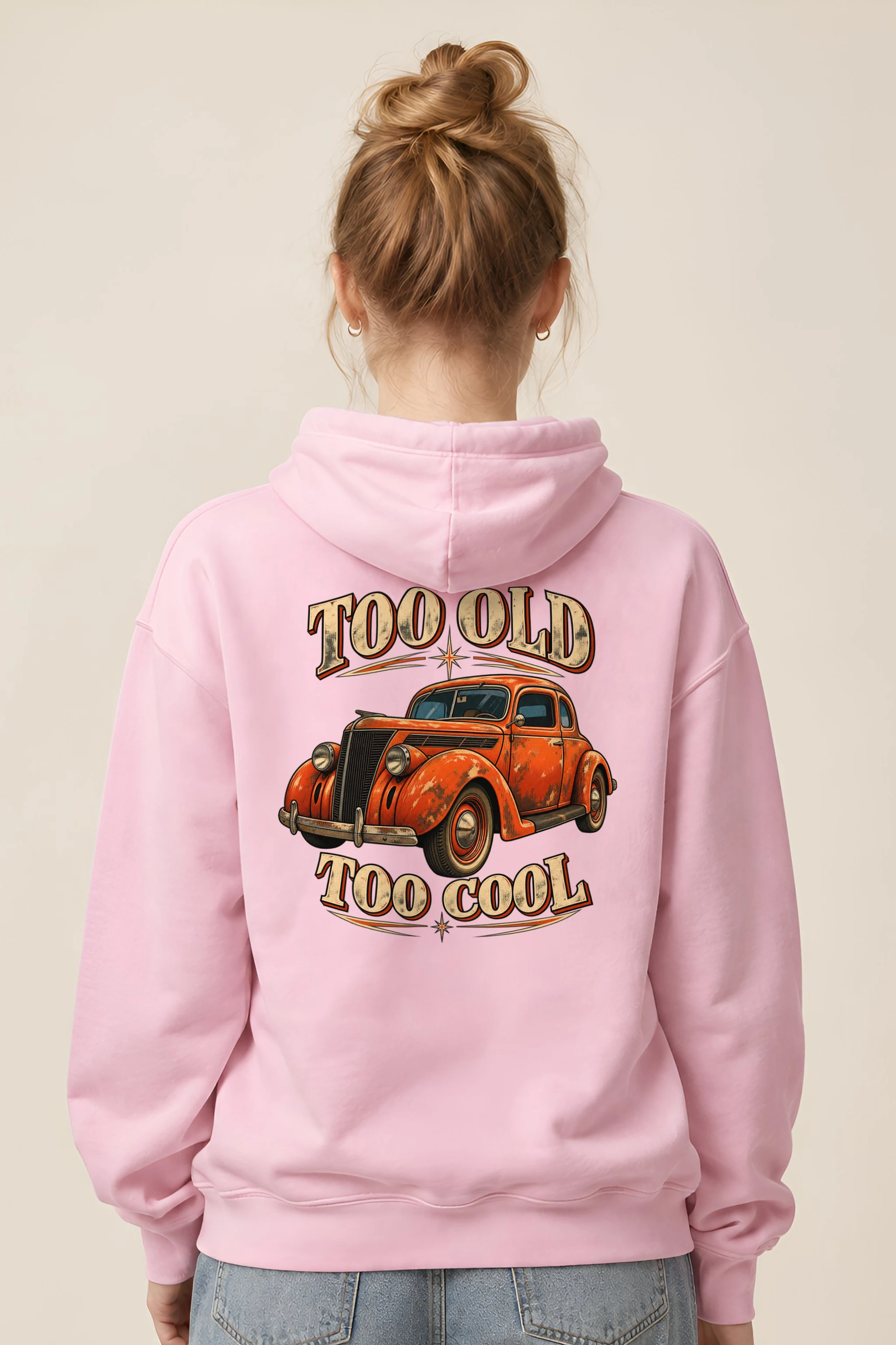 "Too Old Too Cool" 1 Pullover Hoodie