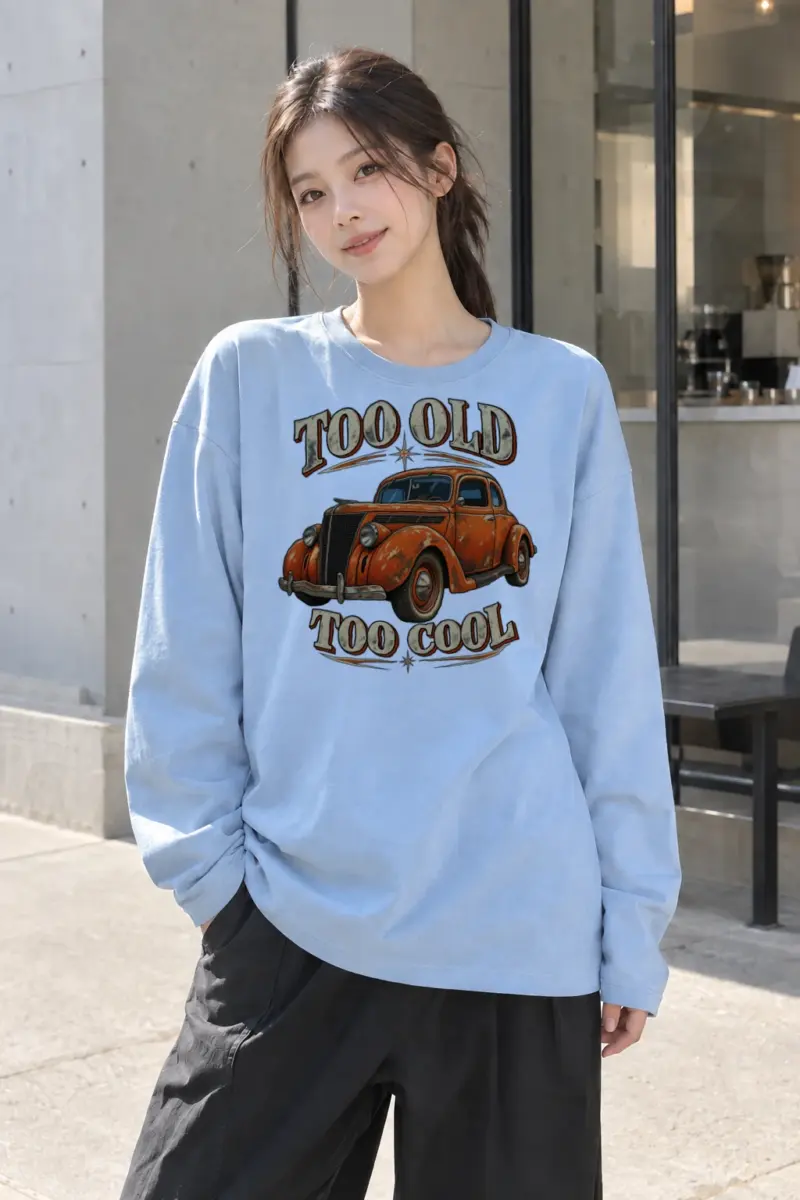 "Too Old Too Cool" Unisex Longsleeve T-shirt | Gildan 2400