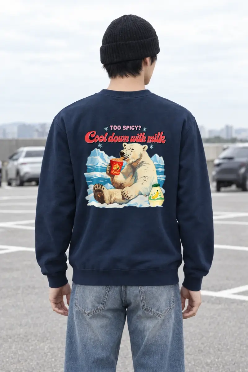 "Too Spicy?" Heavy Blend Unisex Crewneck Sweatshirt