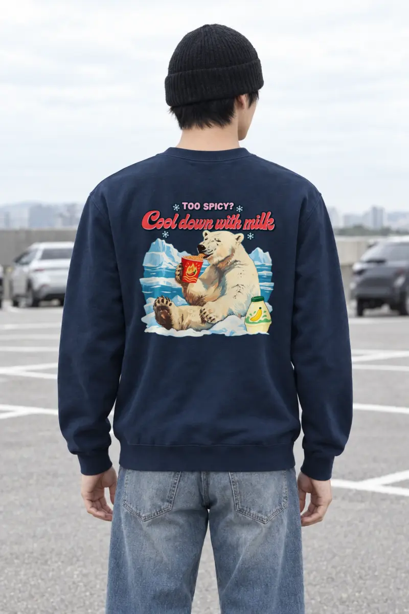 "Too Spicy?" Heavy Blend Unisex Crewneck Sweatshirt