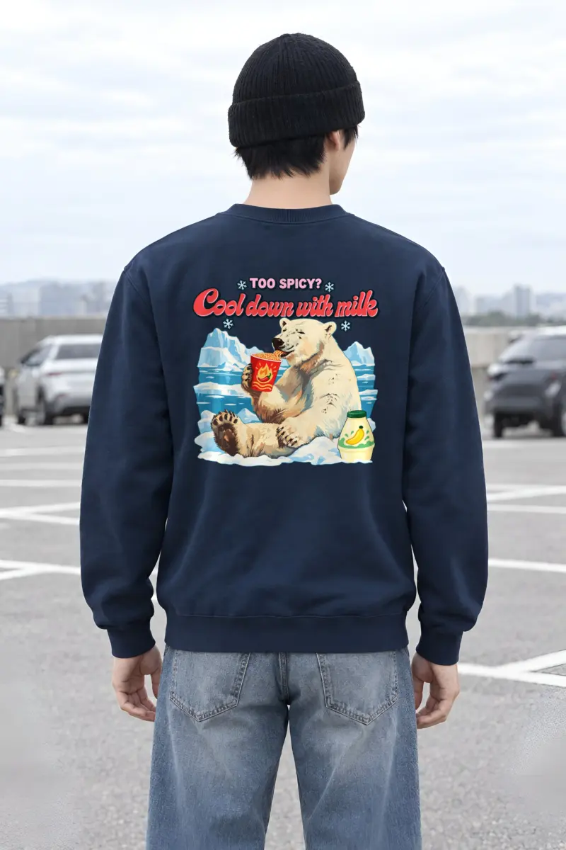 "Too Spicy?" Heavy Blend Unisex Crewneck Sweatshirt