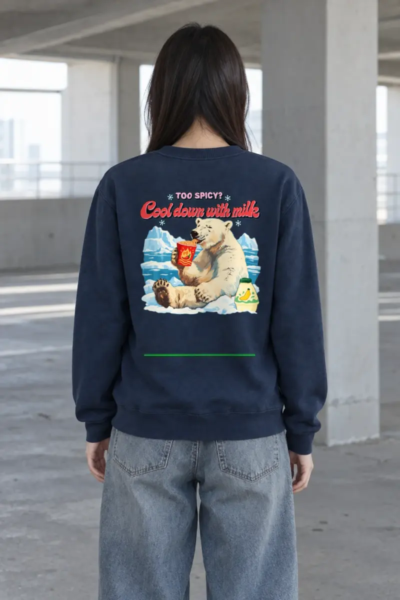 "Too Spicy?" Heavy Blend Unisex Crewneck Sweatshirt | Gildan 18000