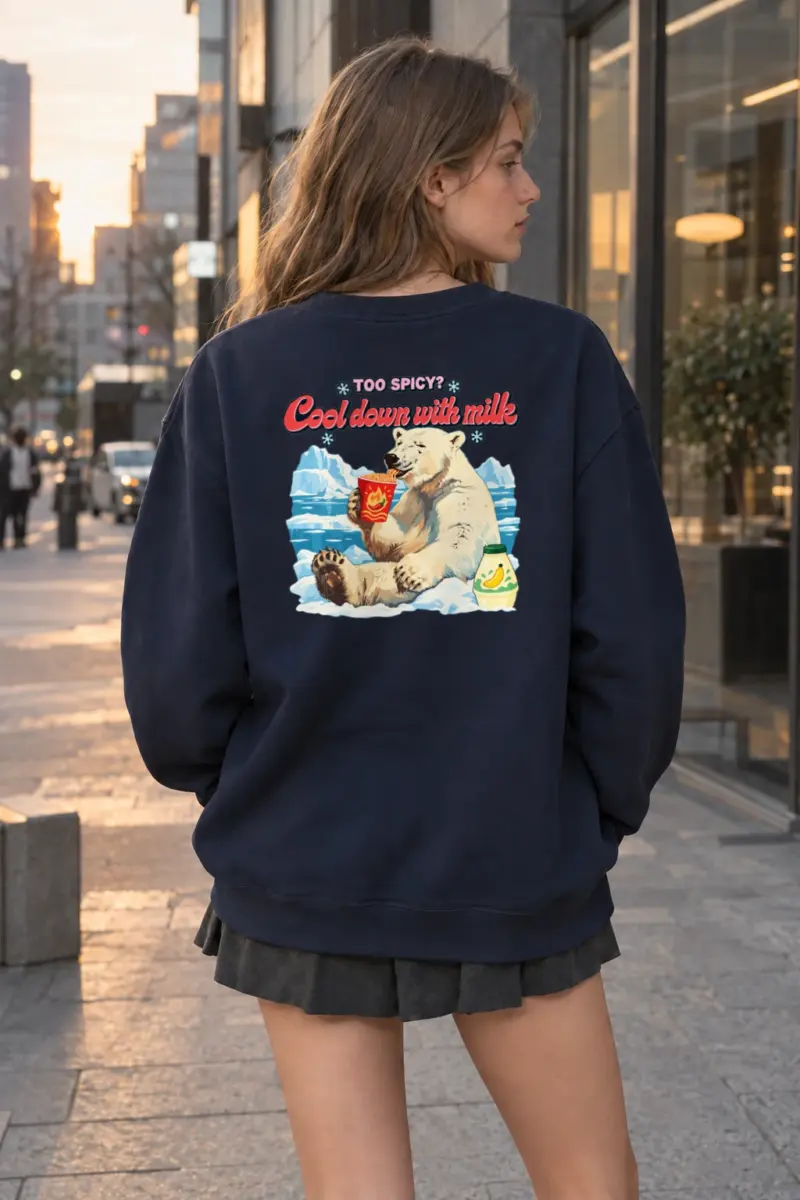 "Too Spicy?" Heavy Blend Unisex Crewneck Sweatshirt | Gildan 18000