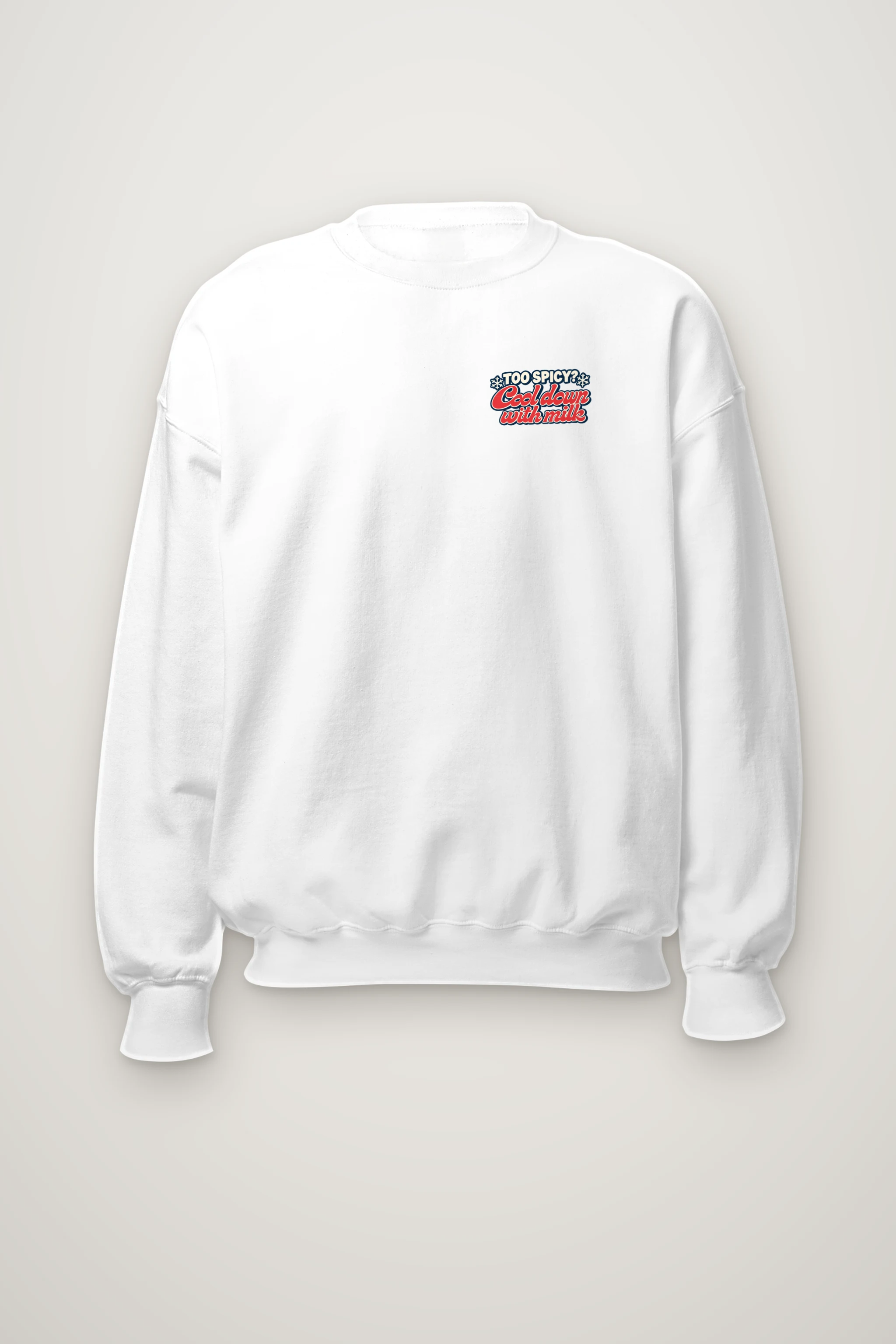 "Too Spicy?" Heavy Blend Unisex Crewneck Sweatshirt