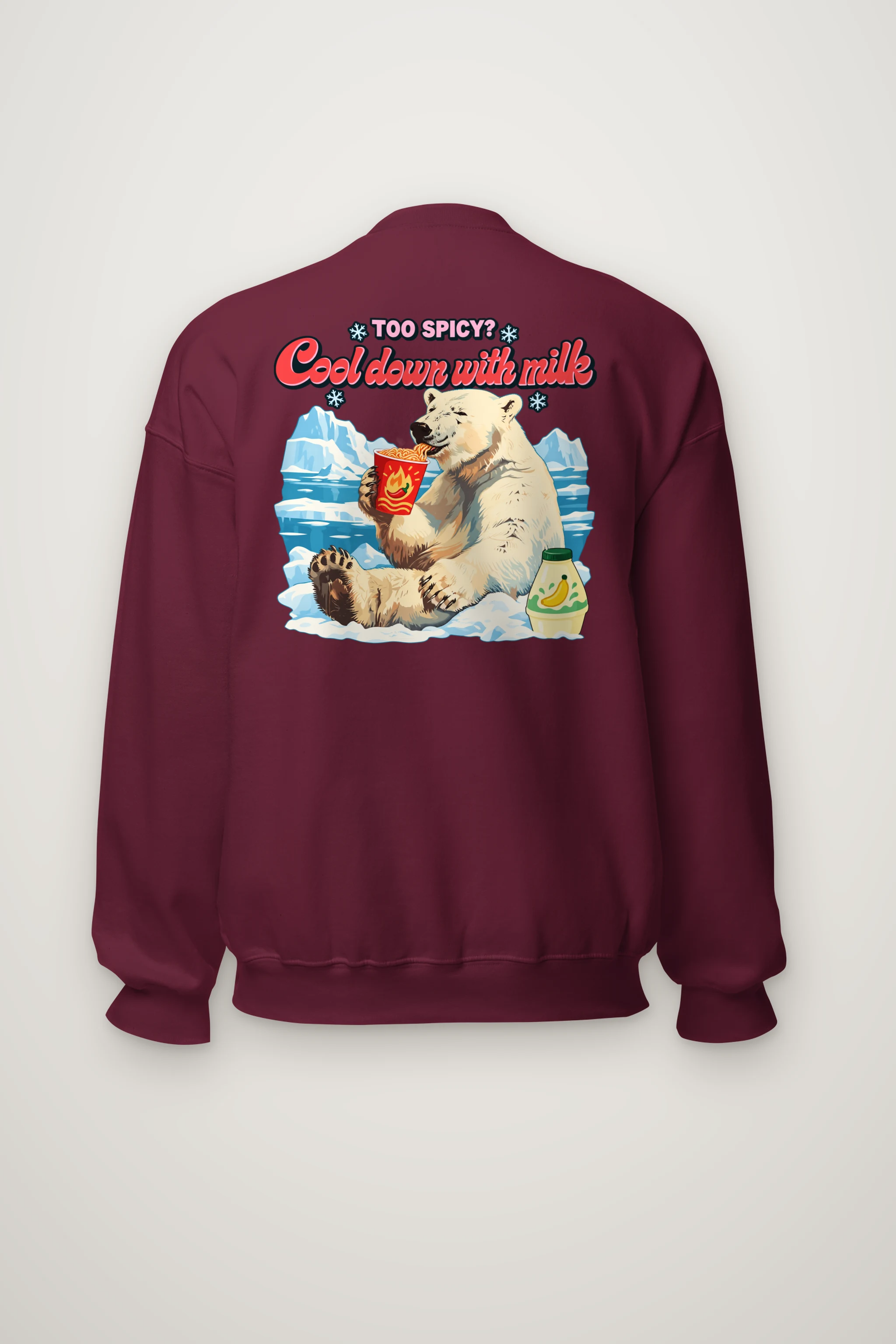 "Too Spicy?" Heavy Blend Unisex Crewneck Sweatshirt