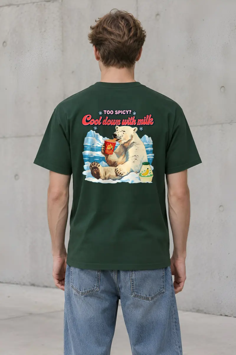 "Too Spicy?" Heavyweight Unisex Crewneck T-shirt