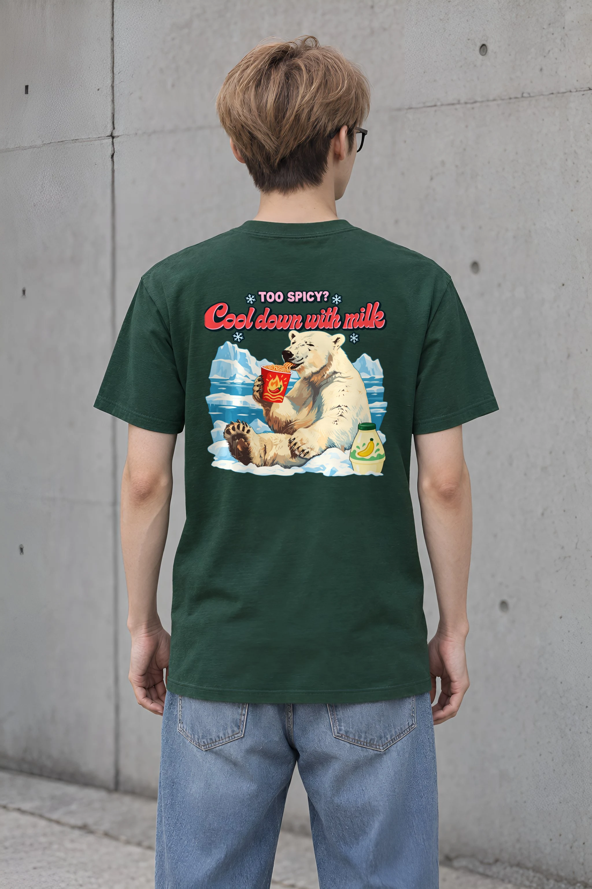 "Too Spicy?" Heavyweight Unisex Crewneck T-shirt