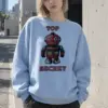 "Top Secret Robot" Heavy Blend Unisex Crewneck Sweatshirt | Gildan 18000