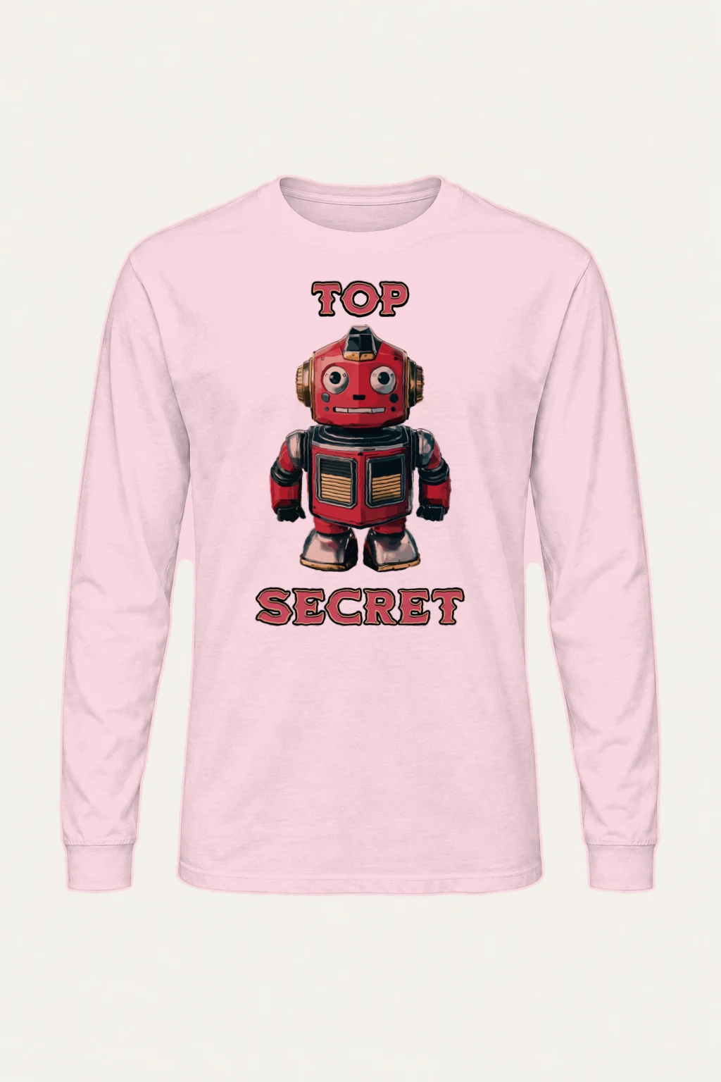 "Top Secret Robot" Unisex Longsleeve T-shirt | Gildan 2400