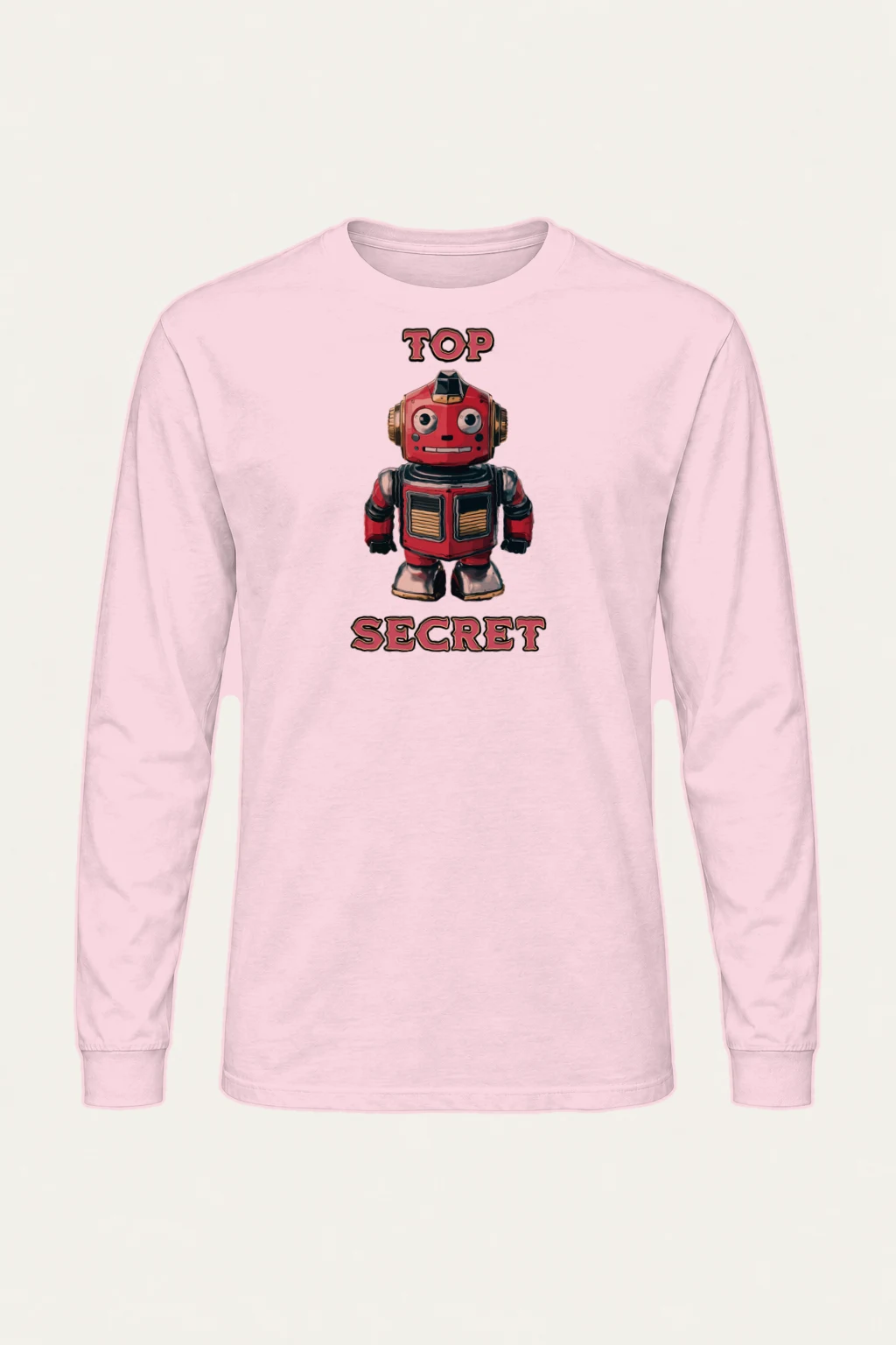 "Top Secret Robot" Unisex Longsleeve T-shirt | Gildan 2400