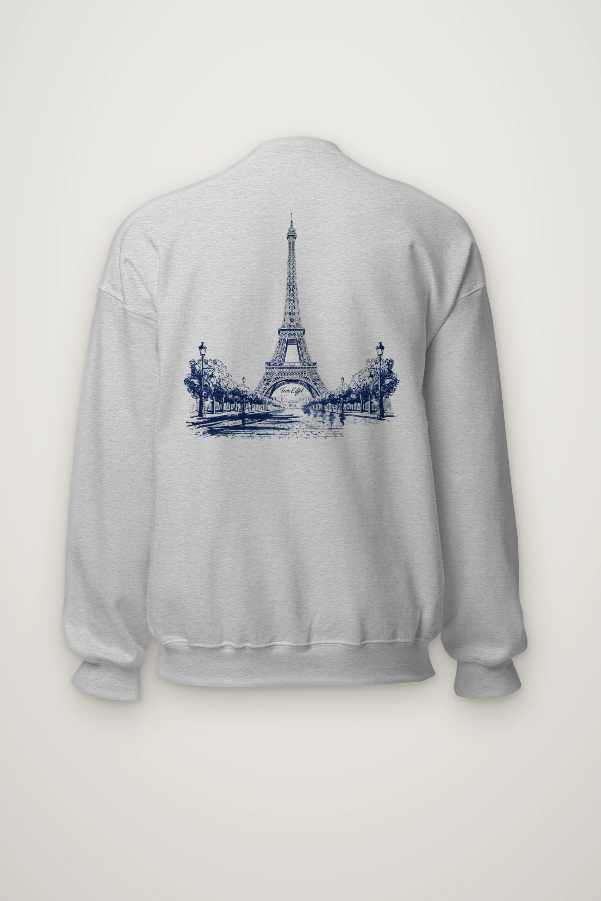 "Tour Eiffel Paris" Heavy Blend Unisex Crewneck Sweatshirt