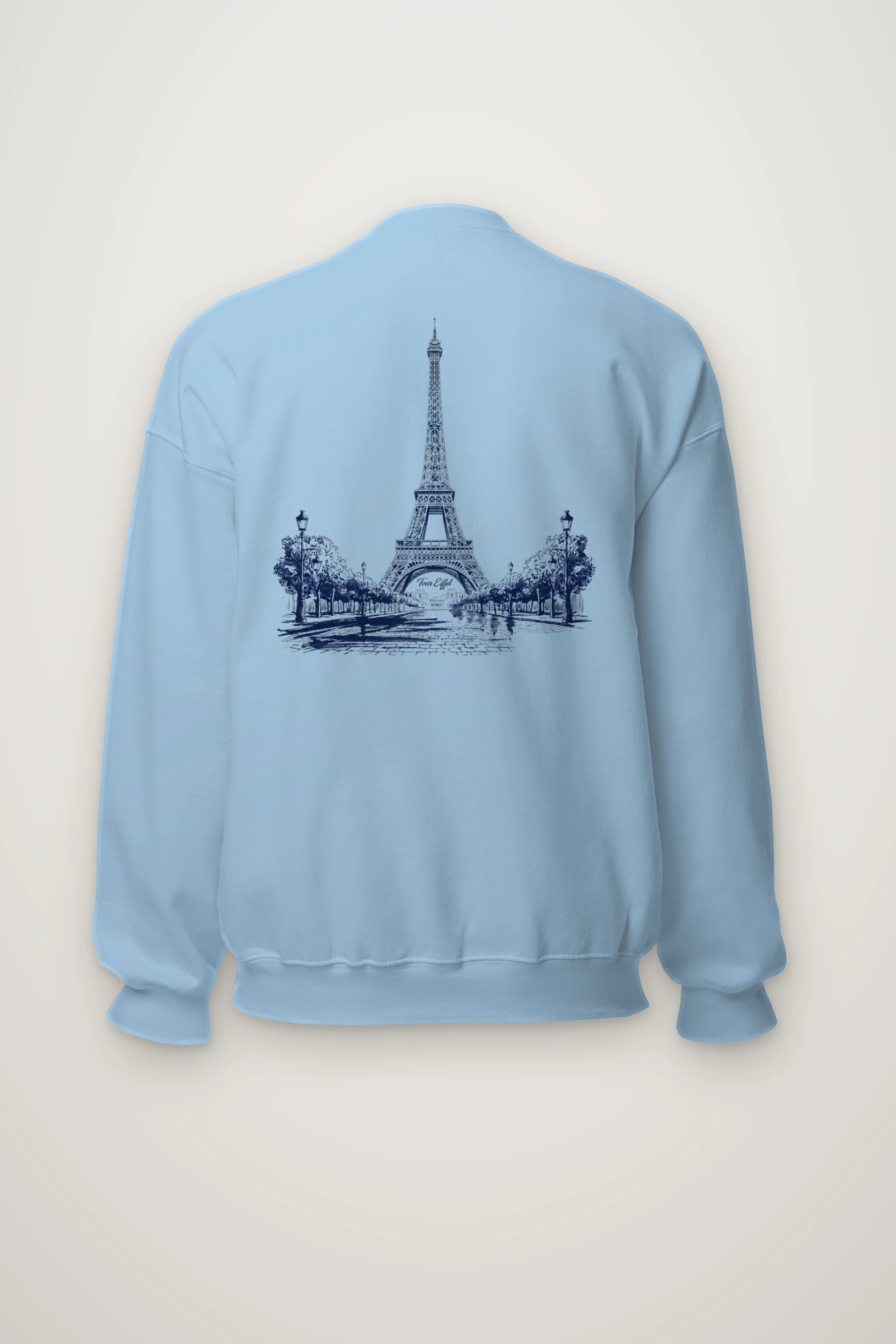 "Tour Eiffel Paris" Heavy Blend Unisex Crewneck Sweatshirt