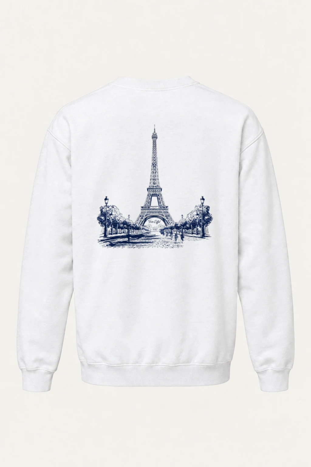 "Tour Eiffel Paris" Heavy Blend Unisex Crewneck Sweatshirt | Gildan 18000