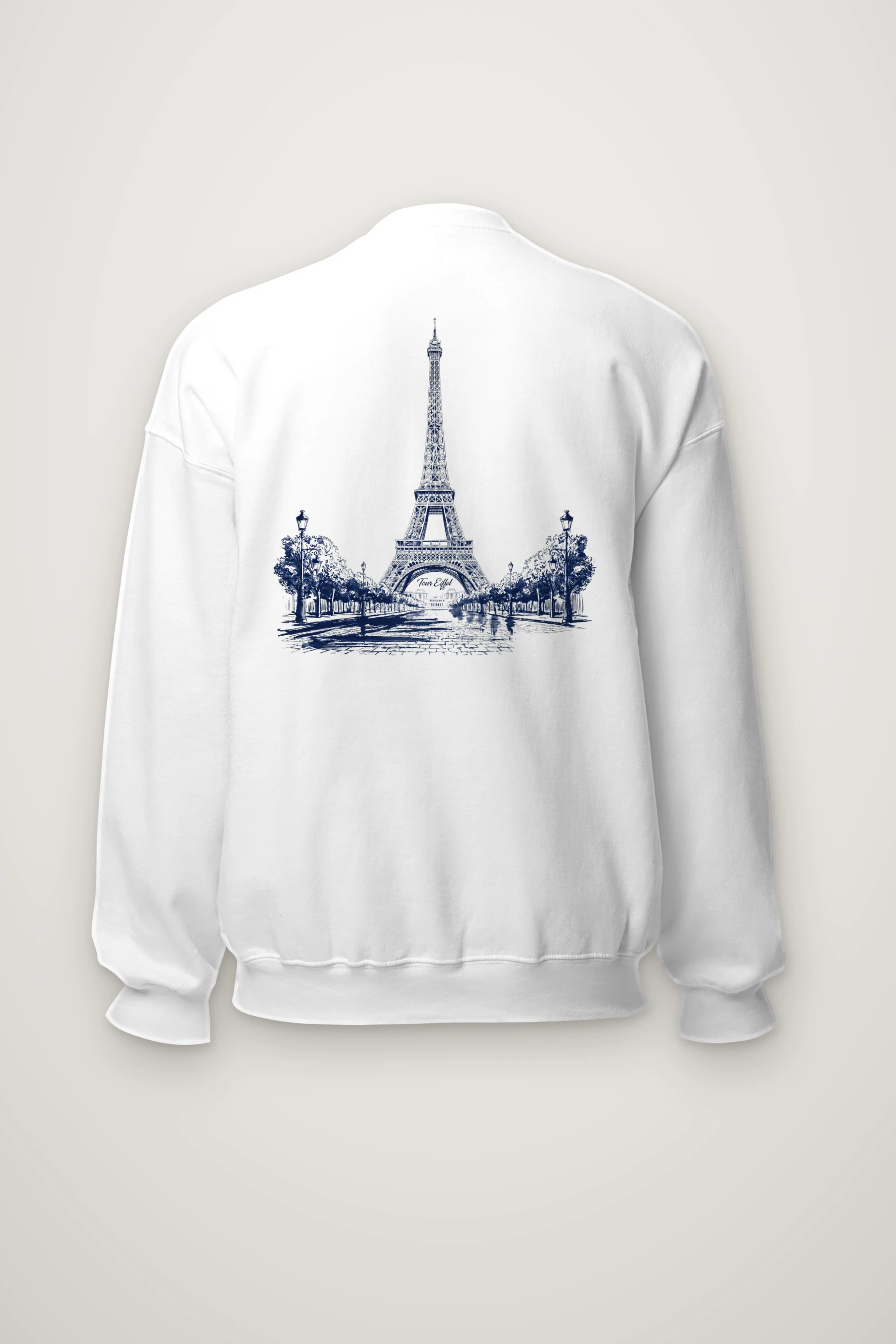 "Tour Eiffel Paris" Heavy Blend Unisex Crewneck Sweatshirt