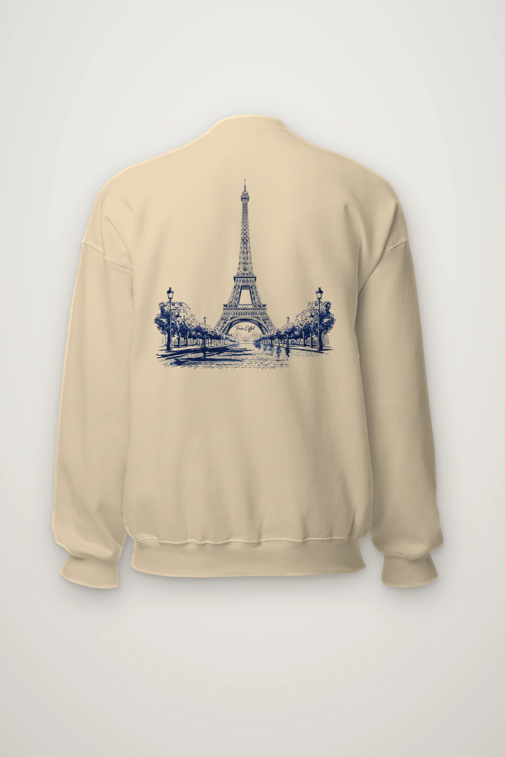 "Tour Eiffel Paris" Heavy Blend Unisex Crewneck Sweatshirt