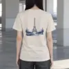 "Tour Eiffel Paris" Heavyweight Unisex Crewneck T-shirt
