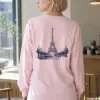 "Tour Eiffel Paris" Unisex Longsleeve T-shirt | Gildan 2400