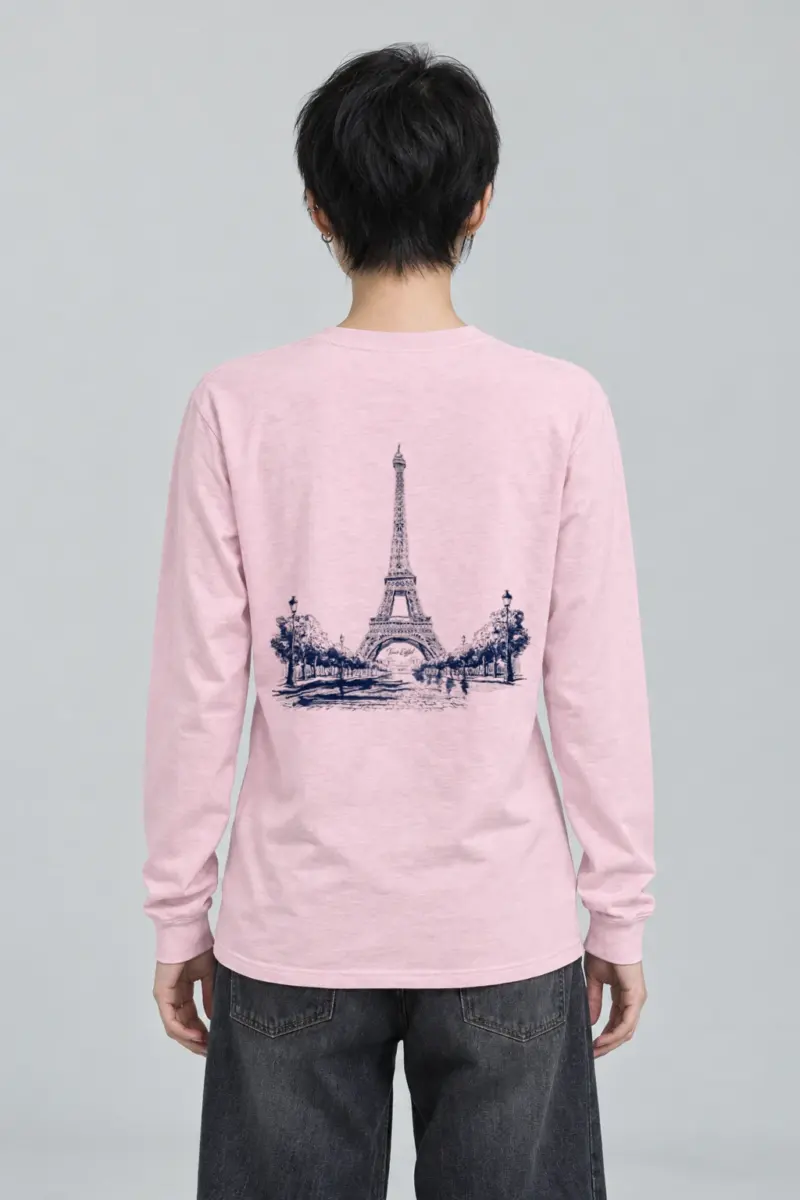 "Tour Eiffel Paris" Unisex Longsleeve T-shirt