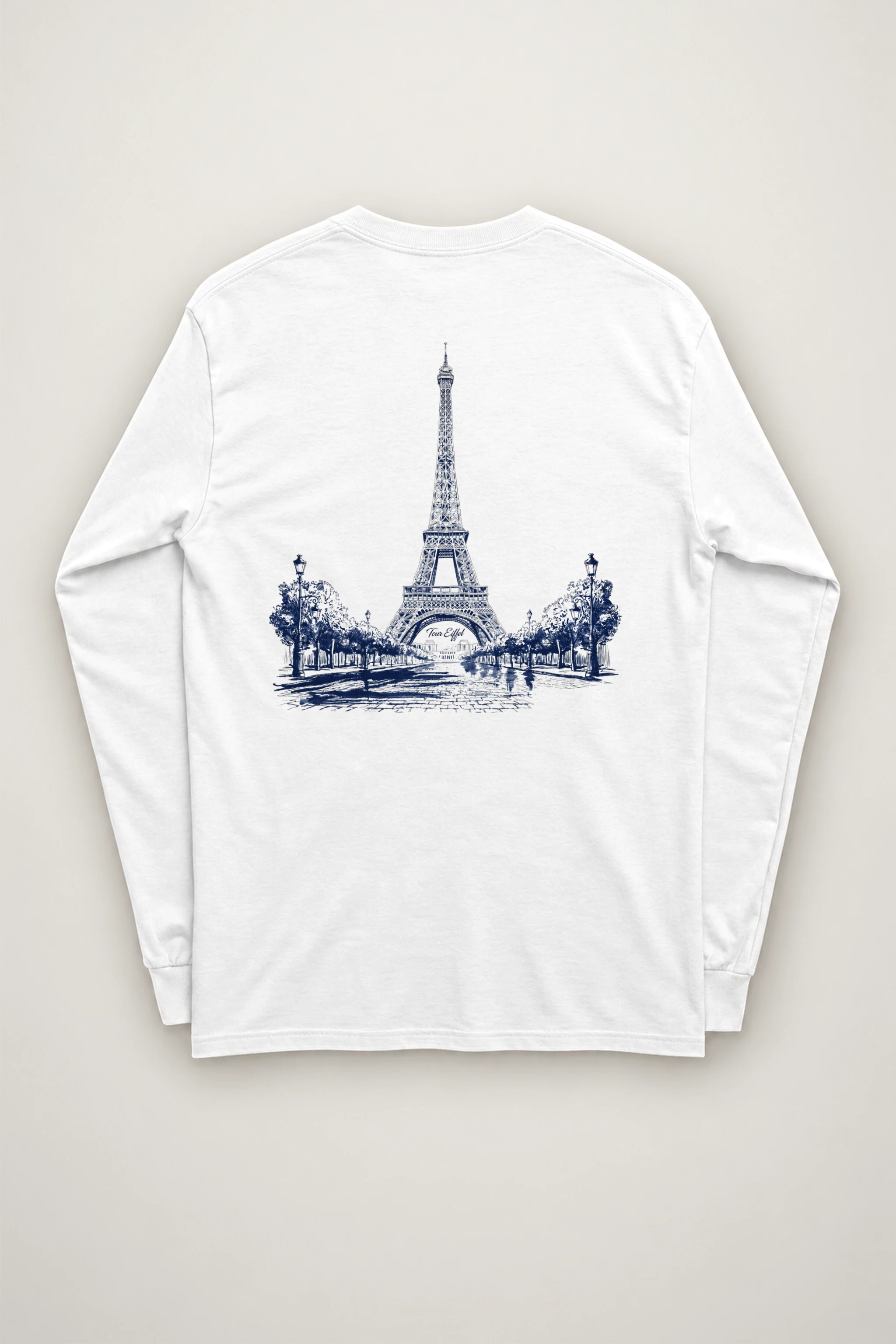 "Tour Eiffel Paris" Unisex Longsleeve T-shirt