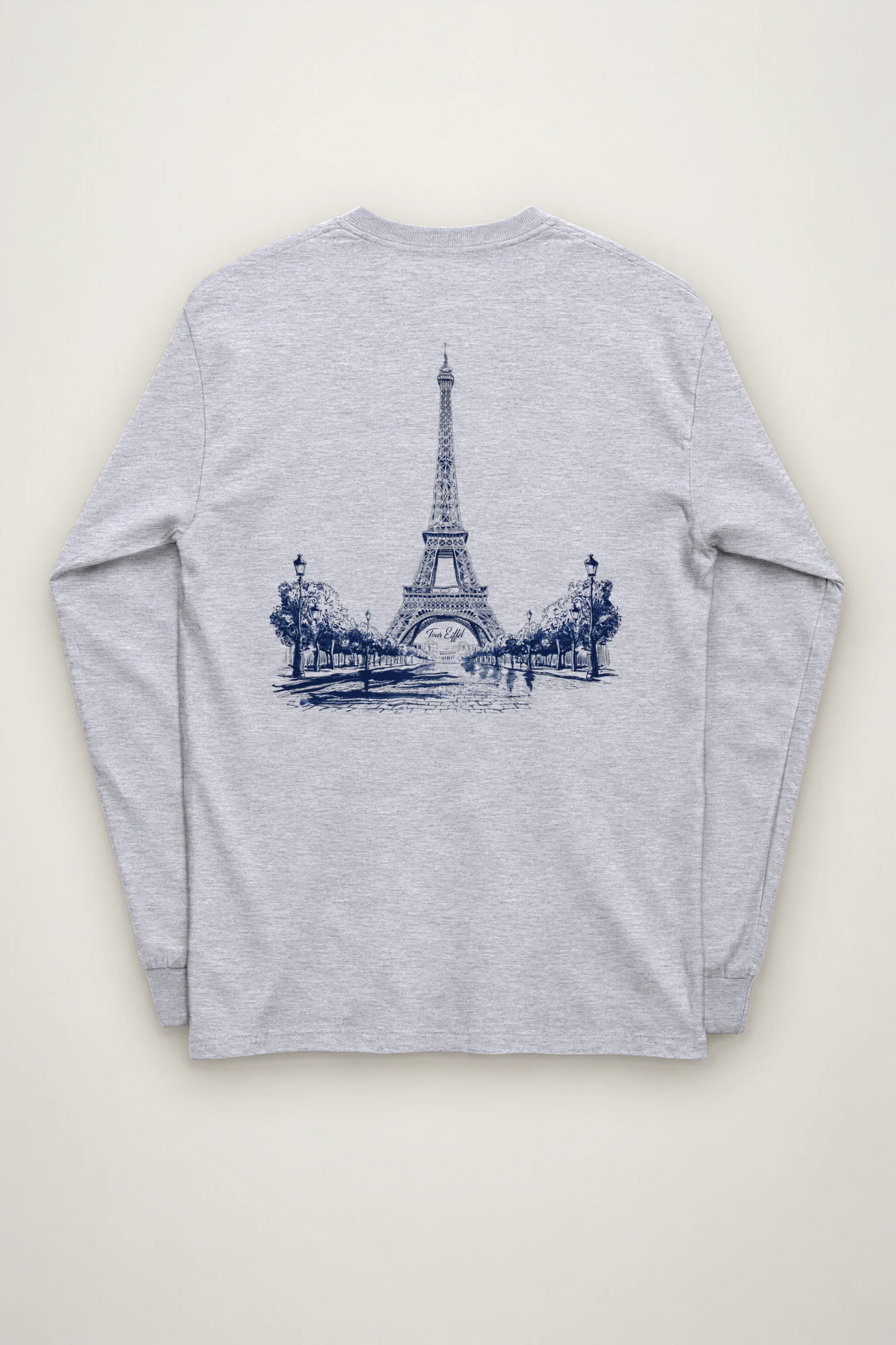 "Tour Eiffel Paris" Unisex Longsleeve T-shirt