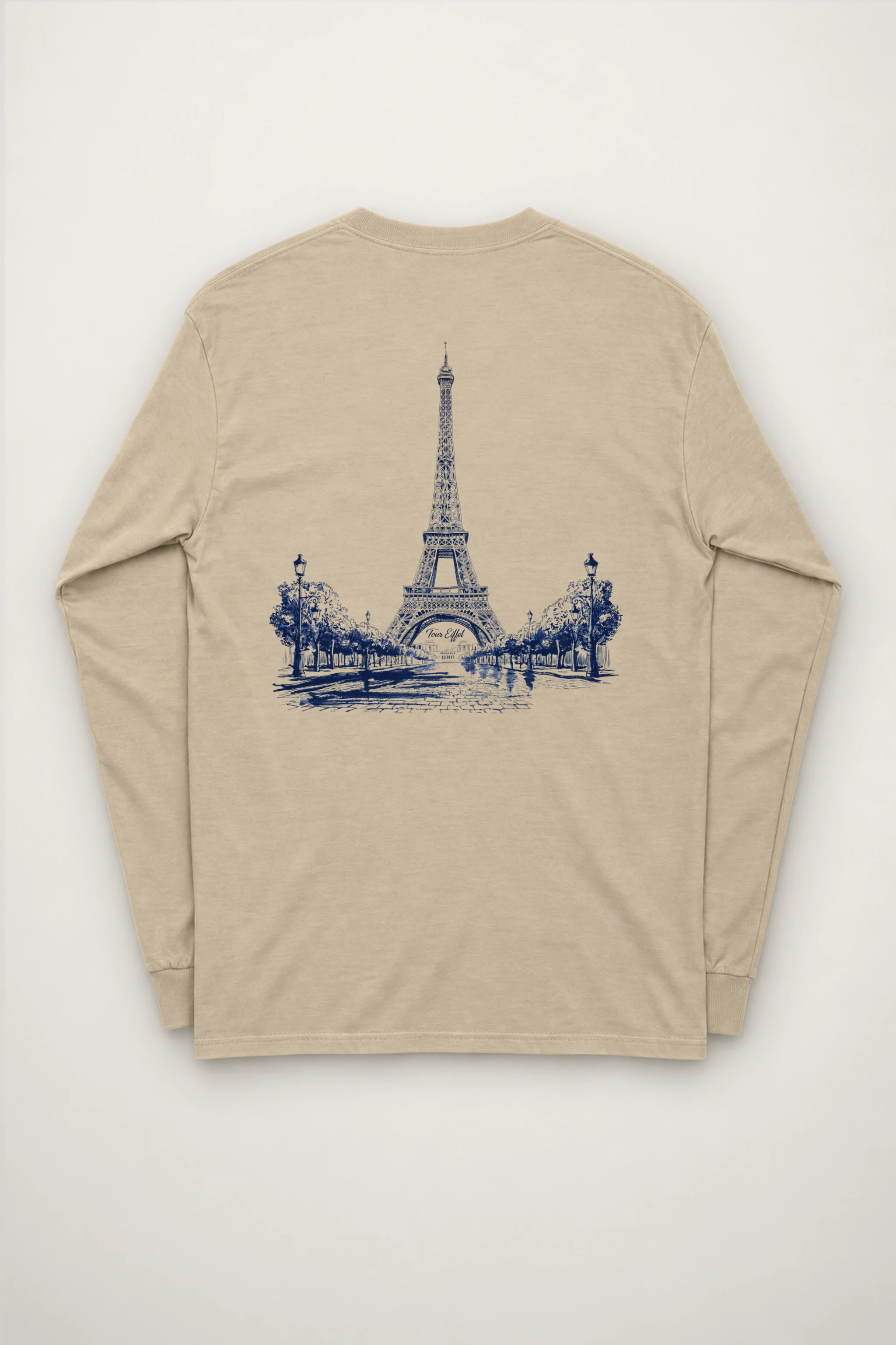 "Tour Eiffel Paris" Unisex Longsleeve T-shirt
