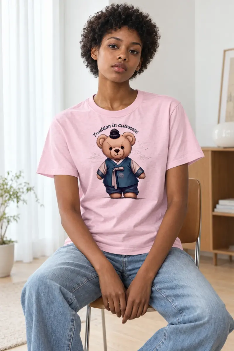"Tradition In Cuteness" Heavyweight Unisex Crewneck T-shirt | Gildan 5000
