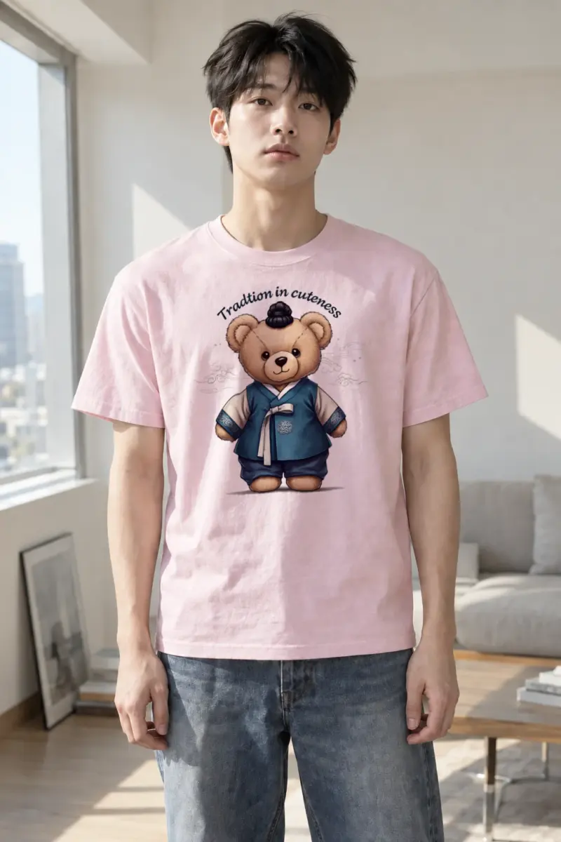 "Tradition In Cuteness" Heavyweight Unisex Crewneck T-shirt | Gildan 5000