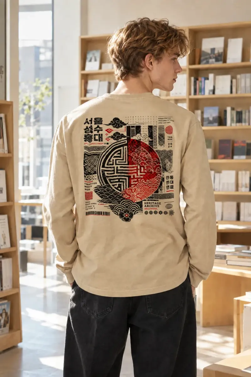 “Tradition Meets Now” Unisex Longsleeve T-shirt | Gildan 2400