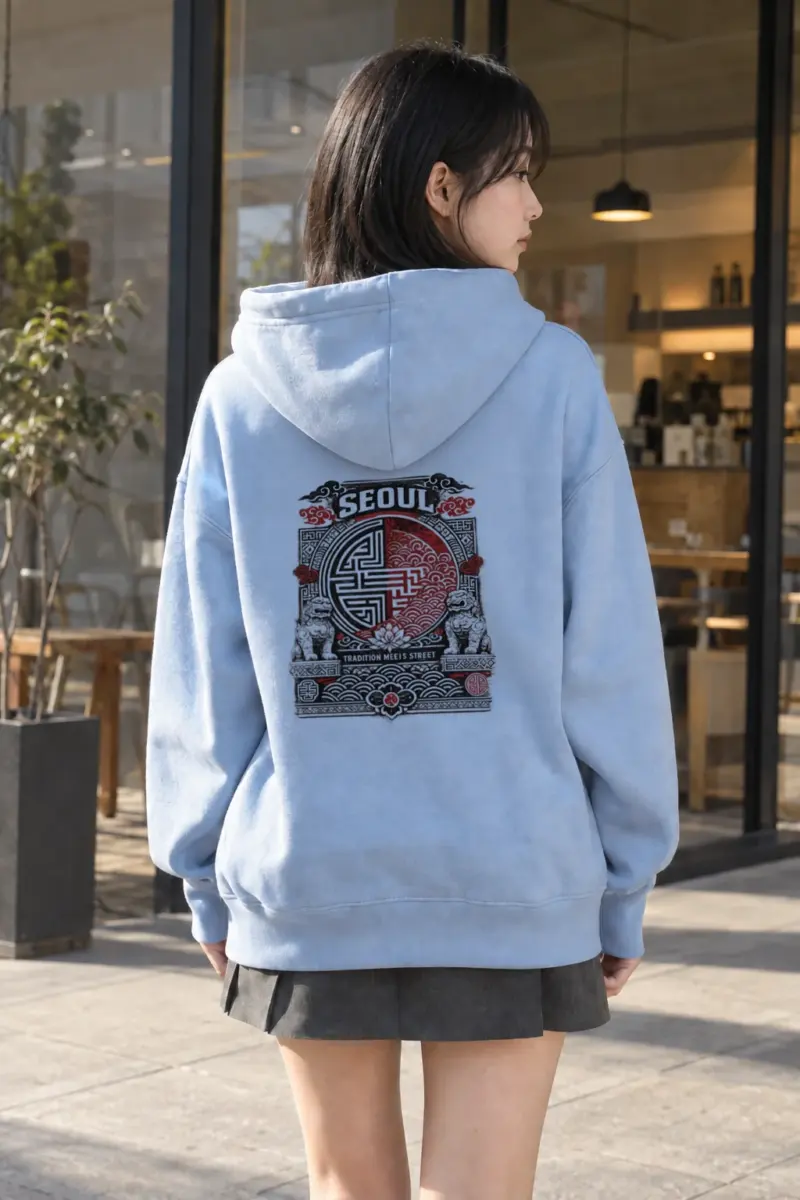 “Tradition Meets Street” Heavy Blend Unisex Pullover Hoodie | Gildan 18500