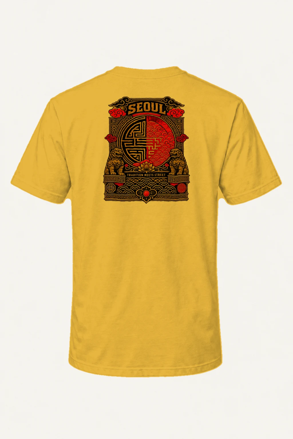 "Tradition Meets Street" Heavyweight Unisex Crewneck T-shirt | Gildan 5000
