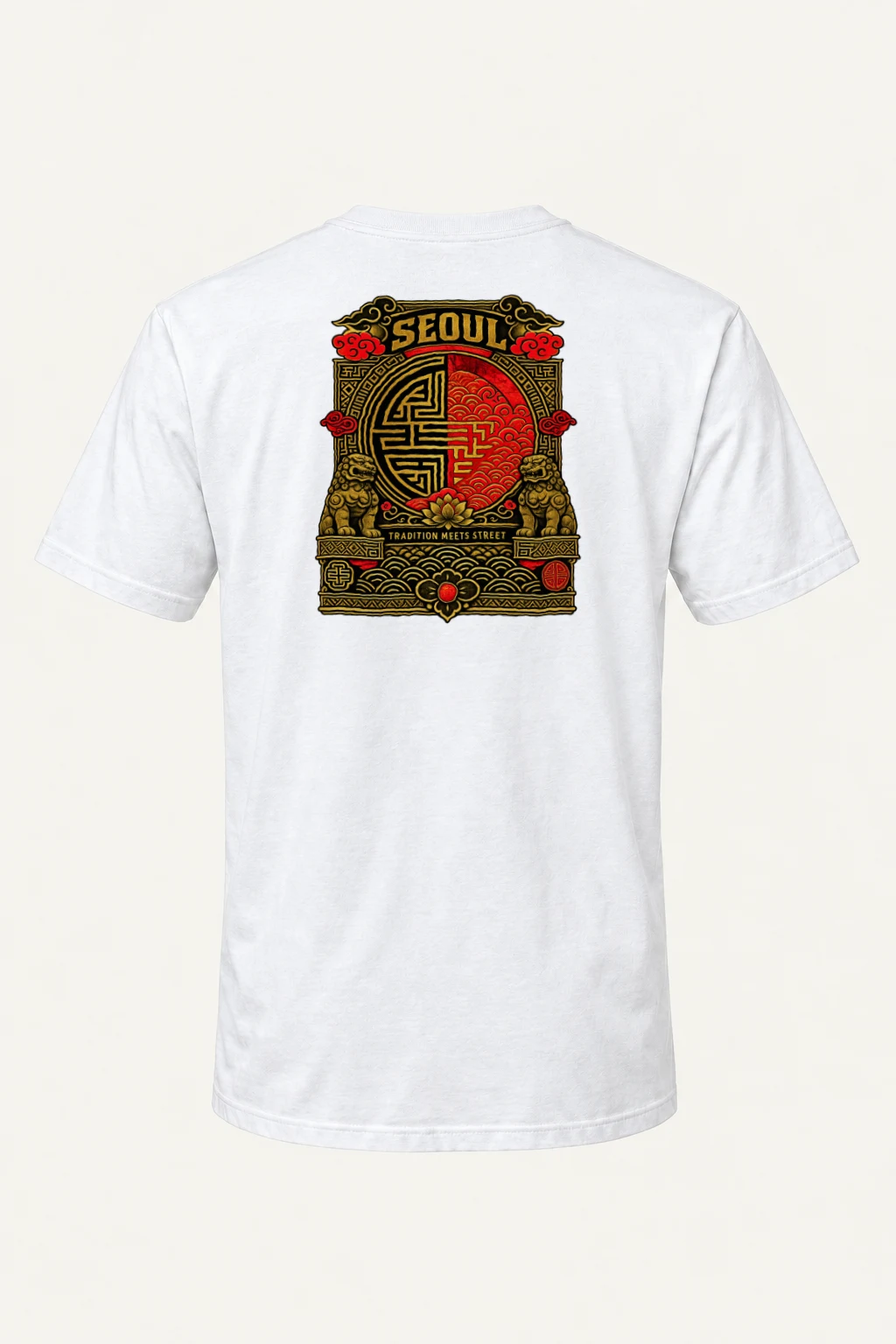 "Tradition Meets Street" Heavyweight Unisex Crewneck T-shirt | Gildan 5000