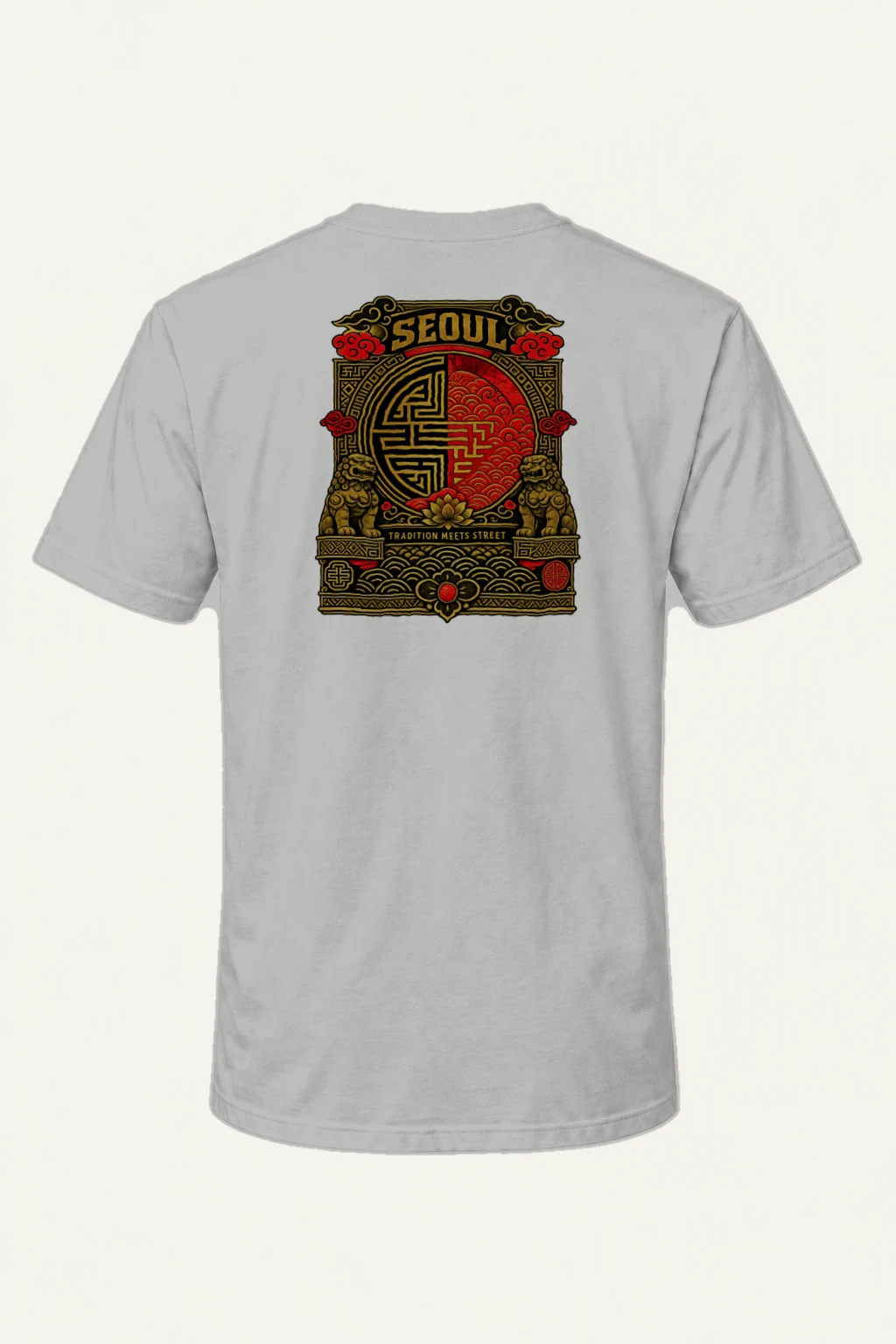 "Tradition Meets Street" Heavyweight Unisex Crewneck T-shirt | Gildan 5000