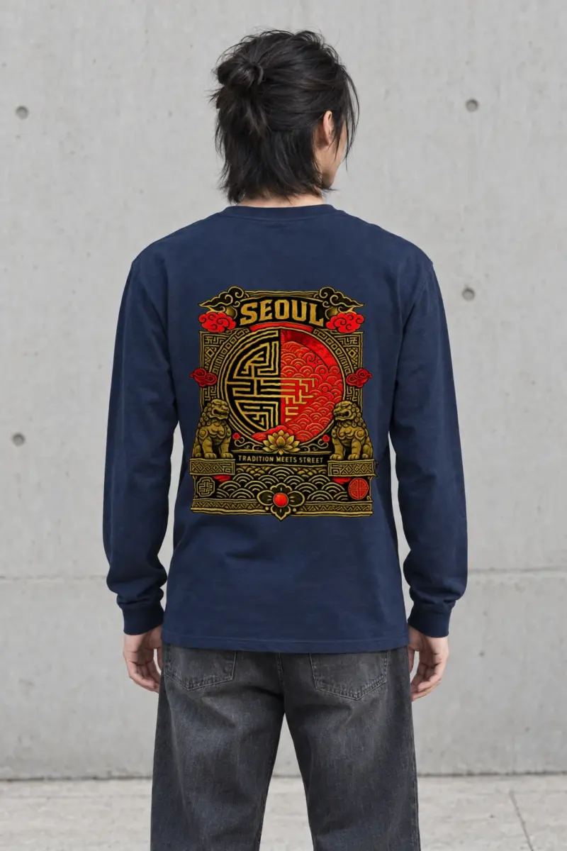 "Tradition Meets Street" Unisex Longsleeve T-shirt