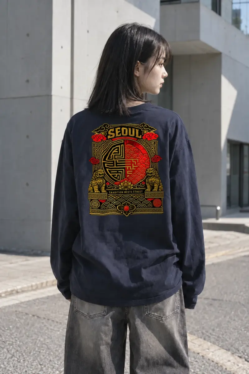 "Tradition Meets Street" Unisex Longsleeve T-shirt | Gildan 2400