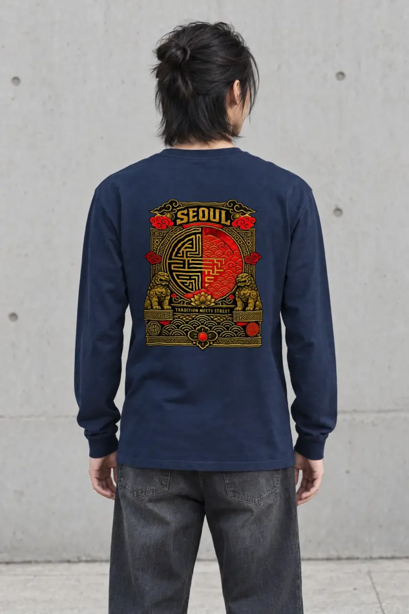 "Tradition Meets Street" Unisex Longsleeve T-shirt