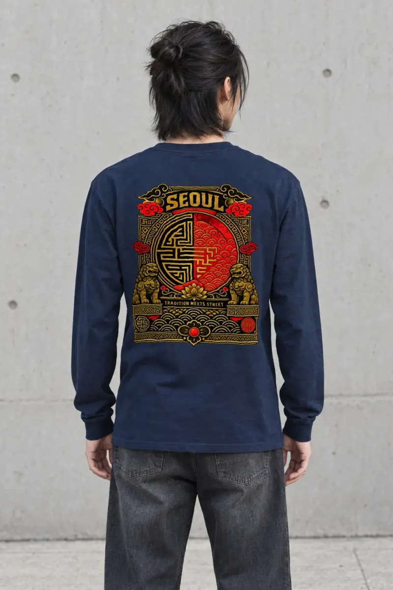 "Tradition Meets Street" Unisex Longsleeve T-shirt