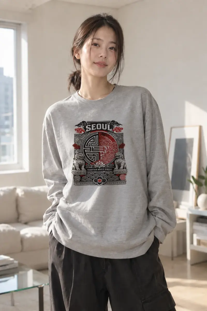 “Tradition Meets Street” Unisex Longsleeve T-shirt | Gildan 2400