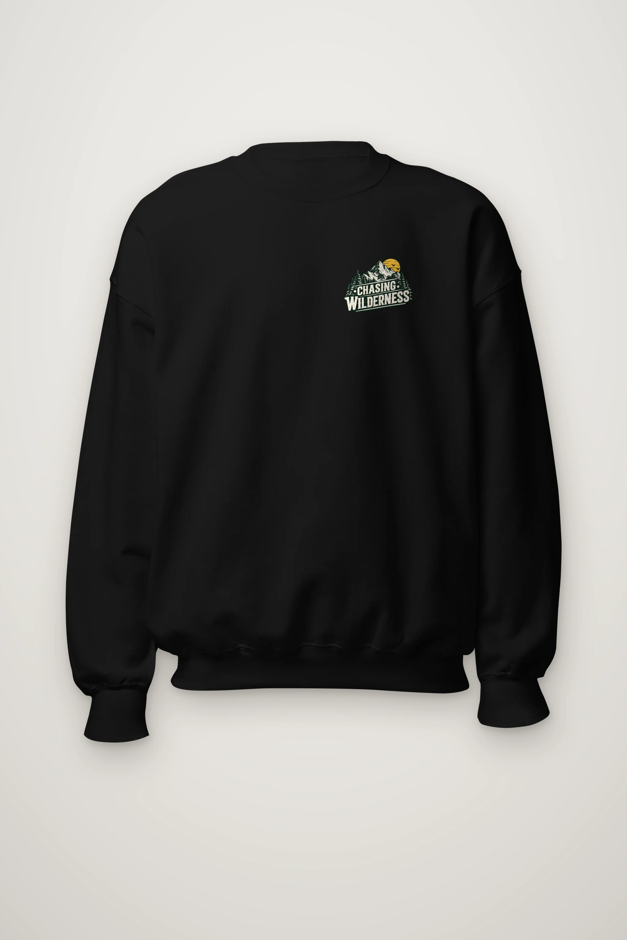 "Trailbound Emblem" Heavy Blend Unisex Crewneck Sweatshirt